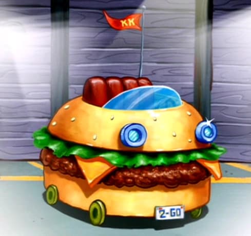 Krusty Krab Motors Burger Mobile